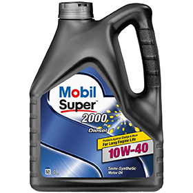 Mobil "Super 2000 X1 Diesel 10W-40", 4л