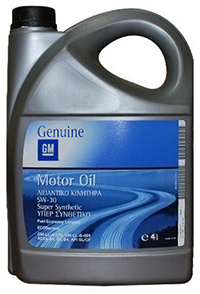 General Motors "Super Synthetic 5W-30" 4л