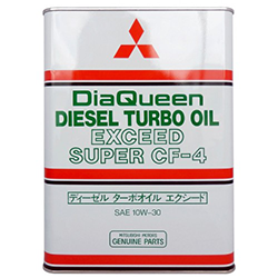 Mitsubishi "DiaQueen Diesel Super CF 10W-30" 4л