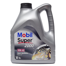 Mobil "Super 2000 X1 10W-40", 4л