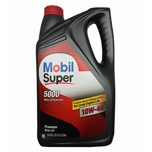 Mobil "Super 5000 10W-40", 4.83л